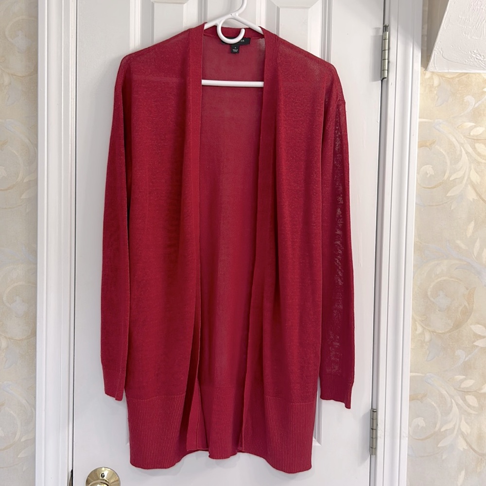 Ann Taylor Red Women's Cardigan